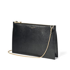 Soho Bag in Black Silk Lizard