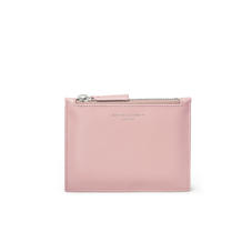 Small Essential Flat Pouch in Smooth Peony