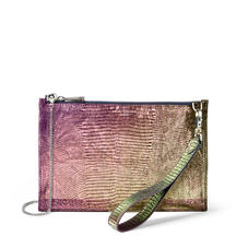 Soho Bag in Iridescent Silk Lizard