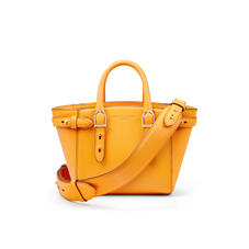 Mini Marylebone Tote in Mandarin Pebble