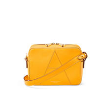 Camera ‘A’ Bag in Mandarin Pebble