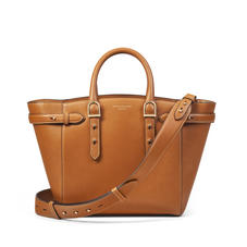 Midi Marylebone Tote in Smooth Tan