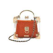 Trunk Pouch in Marmalade Velvet
