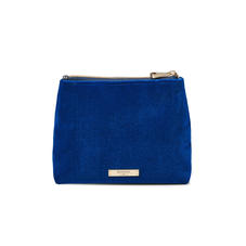 Trunk Pouch in Royal Blue Velvet