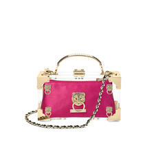 Trinket Pouch in Penelope Pink Satin