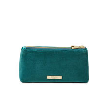 Trinket Pouch in Aqua Velvet