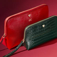 Leather Makeup Bags & Cosmetics Cases