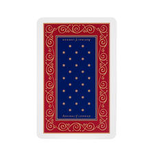 Playing Cards in Burgundy & Blue