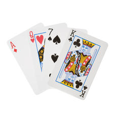 Playing Cards in Burgundy & Blue