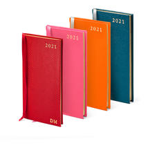 Personalised 2021 slim diary with pen