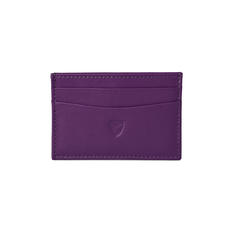 Slim Credit Card Case in Smooth Amethyst