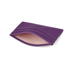 Slim Credit Card Case in Smooth Amethyst