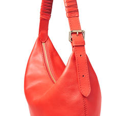 Alice Hobo in Orange Pebble