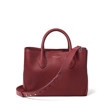 Midi London Tote in Bordeaux Pebble