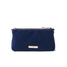 Trinket Box Internal Pouch in Navy Velvet