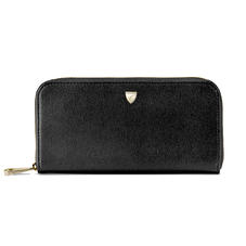 Continental Purse in Black Saffiano