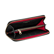 Continental Purse in Black Saffiano