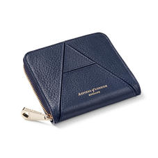 ‘A’ Purse in Navy Pebble