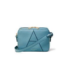 Camera 'A' Bag in Cornflower Pebble