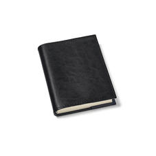 Rustic Refillable Pocket Notebook in Smooth Black