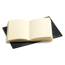 Rustic Refillable Pocket Notebook in Smooth Black