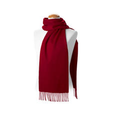 Pure Cashmere Scarf in Burgundy