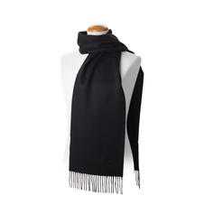 Pure Cashmere Scarf in Black