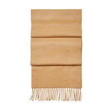 Pure Cashmere Scarf in Camel