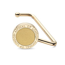 Aspinal Handbag Hook in Old Gold Sparkle