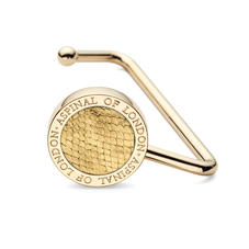 Aspinal Handbag Hook in Gold Sparkle