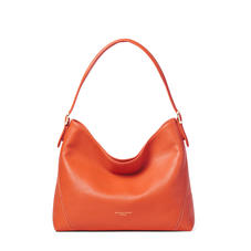 Aspinal Hobo Bag in Marmalade Pebble