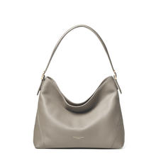 Aspinal Hobo in Warm Grey Pebble