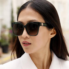 St. Tropez Sunglasses in Evergreen Acetate
