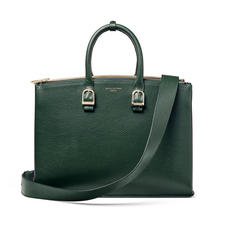 Madison Tote in Evergreen Pebble