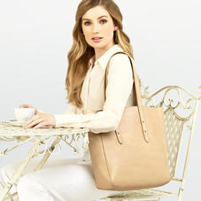 Aspinal Essential Tote in Black Lizard