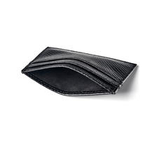 Slim Credit Card Case in Black Lizard
