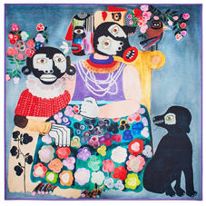 Aspinal x Kojo Marfo - The Majestic Empress Silk Scarf