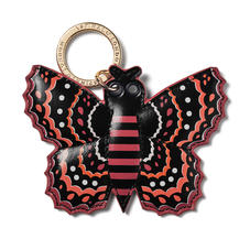 Butterfly Keyring in Smooth Cherry