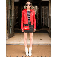 Micro Lottie Bag in Black Patent