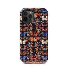 Emily Carter iPhone 12/12 Pro Case - Black British Butterfly