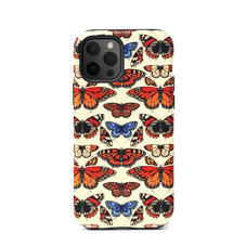 Emily Carter iPhone 12/12 Pro Case - Cream British Butterfly