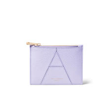 Small Essential 'A' Pouch in English Lavender Pebble