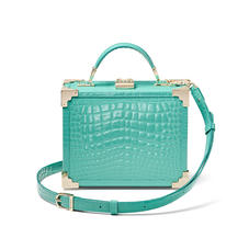 The Trunk in Chalkhill Blue Patent Croc