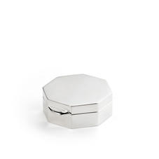 Sterling Silver Octagon Pill Box