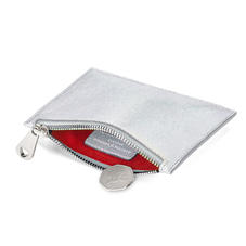 Small Essential Flat Pouch in Smooth Shooting Star