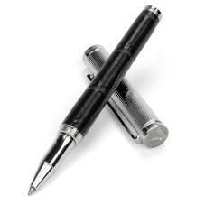 Rollerball Pen in Deep Shine Black Croc