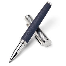 Rollerball Pen in Navy Pebble