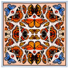 Emily Carter Silk Scarf - British Butterfly