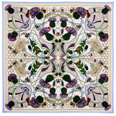 Emily Carter Silk Scarf - Honey Bee & Thistle