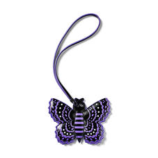 Butterfly Charm in Smooth English Lavender